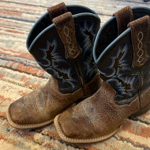 Kids size 10 1/2 Ariat western boots